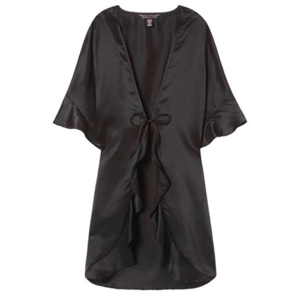 VS Satin Flutter Kimono Robe Wrap